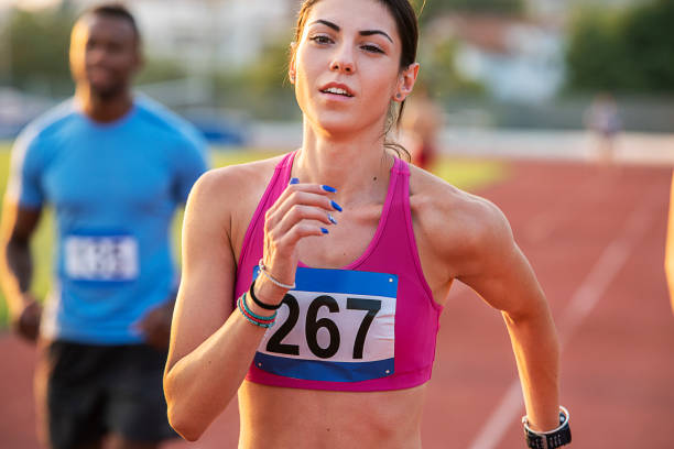 istock Athlete Woman running 1169093410