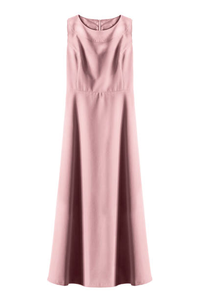 istock Pink dress isolated 1169095344
