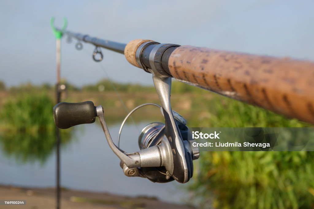 Fishing Bell At The End Of A Fishing Rod Bells Will Ring When The