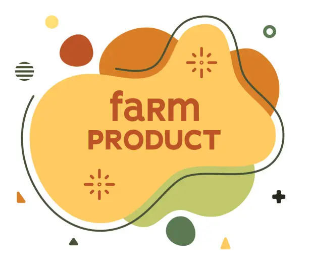 Vector illustration of Farm Product Social Media Advertisement Banner