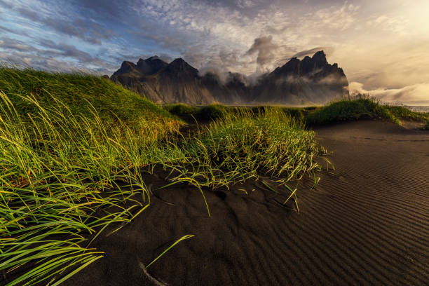istock Sunrise on Vestrahorn Mountain, Iceland 1169100669
