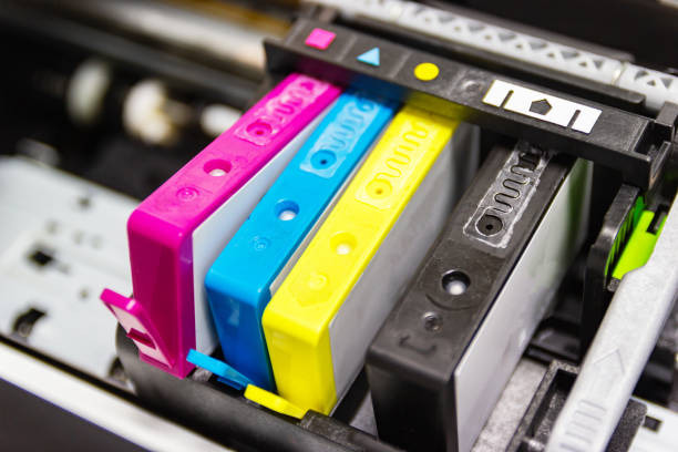 istock the color printer inkjet cartridge of the printer inject 1169100708