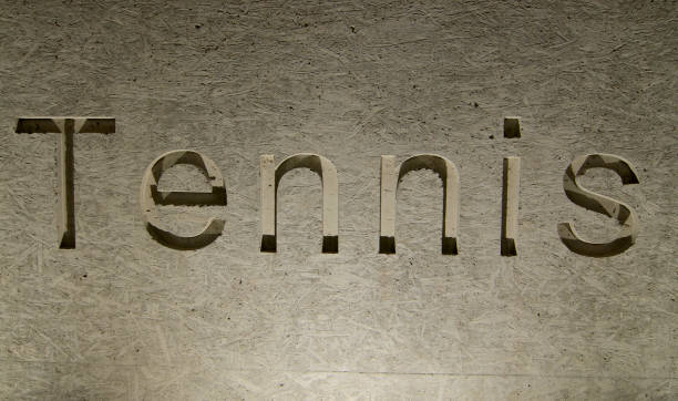 istock Tennis inscription engraved in stone 1169102822