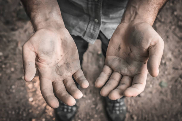 rock climber's hands.  sandia mountains, albuquerque, new mexico.