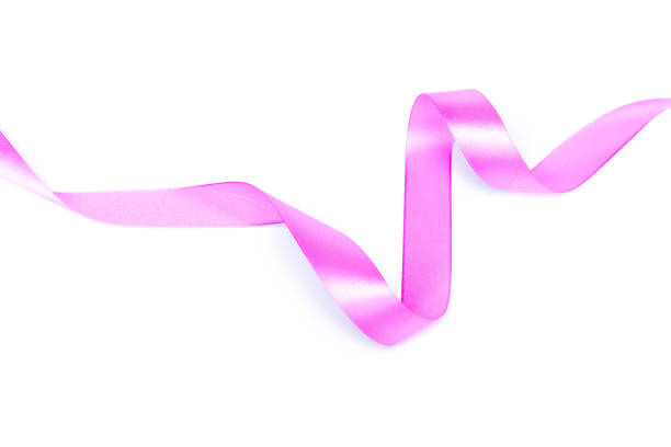 istock Mix Pink ribbon on a white background 1169110321