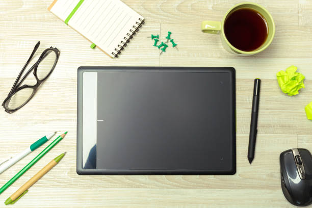 istock Working place of designer, close-up 1169111117
