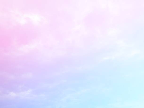 istock Soft clouds  In the sky with gentle pastel gradients 1169119117