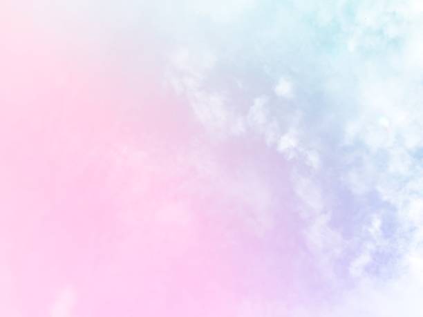 istock Soft clouds  In the sky with gentle pastel gradients 1169119139