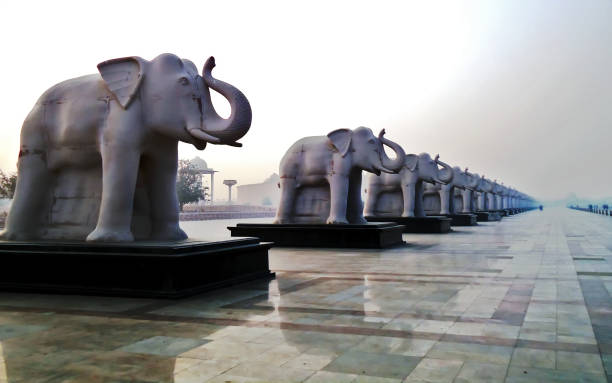 istock Statues Of Elephants in Park 1169127175