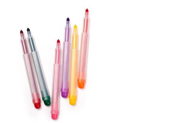 istock Multicolored Felt-Tip Pens isolated on a white background 1169130334