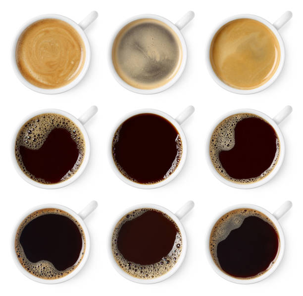 istock Set of various black coffee cups 1169132259