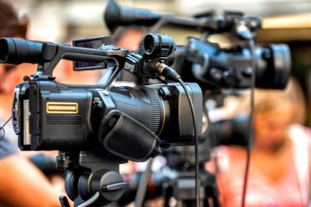 istock Media Event, Cameras Recording 1169133087