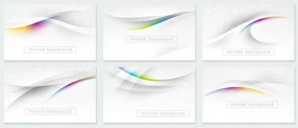 Vector illustration of abstract modern light background for design of business card, flyer, poster, banner, web