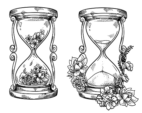 Maquinilla de afeitar flor solo Ilustración de Conjunto De 2 Relojes De Arena Vintage Con Flores  Vectoriales Dibujo y más Vectores Libres de Derechos de Reloj de arena -  iStock