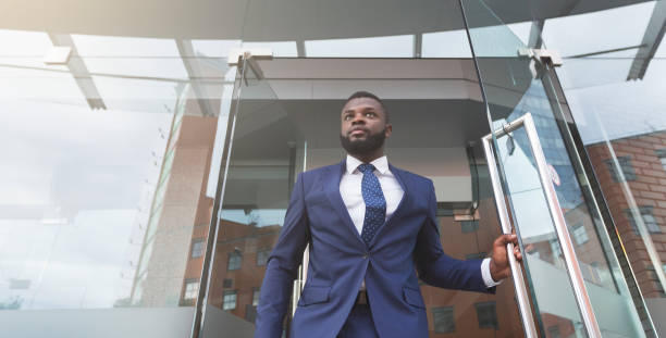 istock Security chief monitoring situation outside before boss will go out 1169136421
