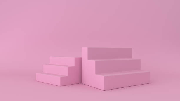 istock 3d abstract background render. Platform for product display. Interior podium place. Blank decoration template for design. 1169137229