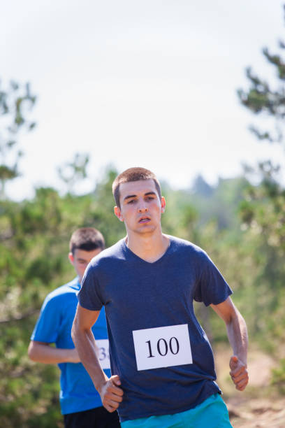 istock Cross-country running 1169138523