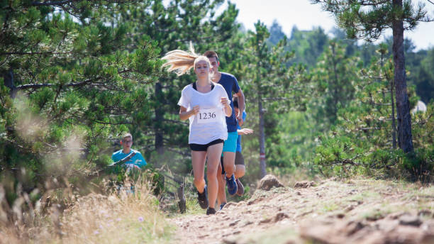 istock Cross-country running 1169138926