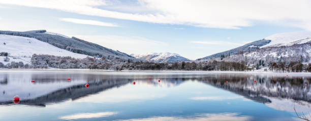 istock Pristine winter weather at Loch Earn, Scotland 1169144607