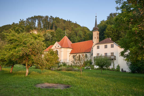 istock Parish Church Maria Ach in the evening light 1169152525