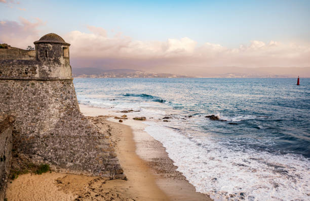 istock ajaccio fortress wall on the beach 1169152651