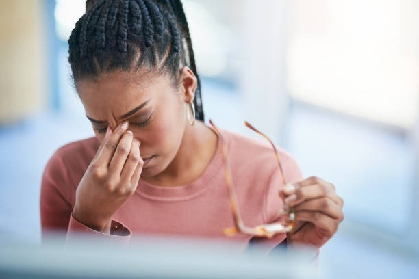 istock Ouch, I have such a bad headache! 1169153937