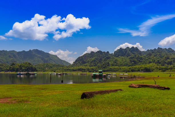 istock Dams, mountains, riverside lifestyle 1169154283