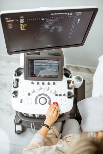 istock Top view on the ultrasound equipment 1169155172