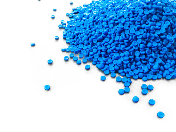 istock Close-up of plastic polymer granules, polymer plastic, polymer pallet, Plastic ball. plastic granules background 1169158029