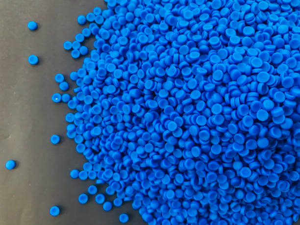 istock Close-up of plastic polymer granules, polymer plastic, polymer pallet, Plastic ball. plastic granules background 1169158140