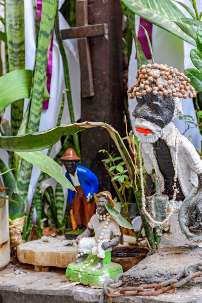 istock Religious altar of Umbanda with plants 1169158886