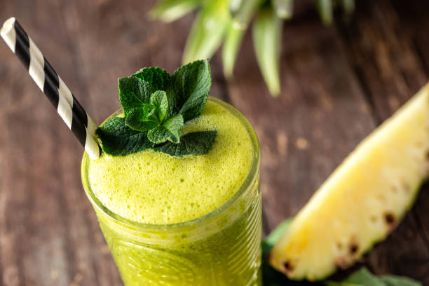 istock Delicious smoothie with two straws teasing the viewer 1169161695