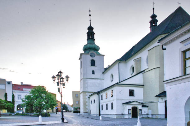 istock Svitavy - Church in main square 1169162123