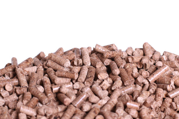 istock Natural wooden pellets 1169167567