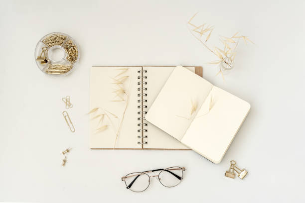 istock Flat lay blogger or freelancer workspace 1169172950