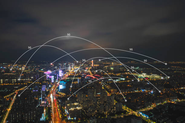 istock Technology smart city concept background 1169173293