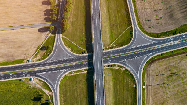 istock road junction aerial view from above drone 1169174834