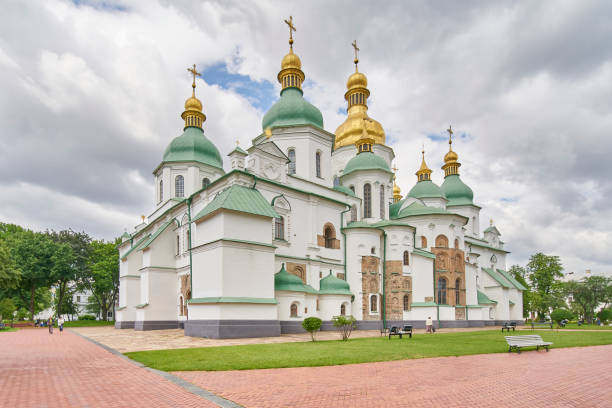 istock St. Sophia Cathedral Square in Kiev and Santa Sofia Bell Tower 1169181762
