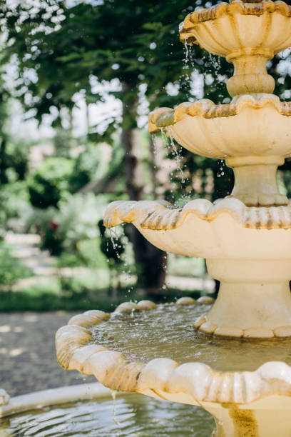 istock baroque white fountain water splashes patterns 1169182575