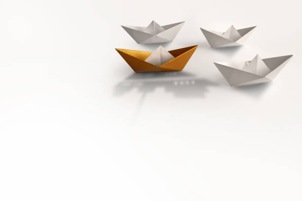 istock Gold boat standing out 1169183048