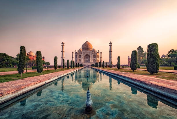 istock Taj Mahal mausoleum in Agra 1169190366