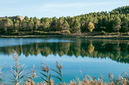 Landscape in Lagunas de Ruidera, Spain