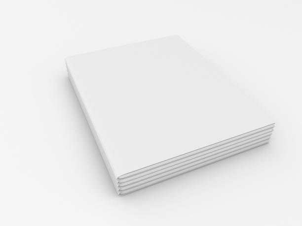 istock Exercise book mock up on gray background. 1169200245