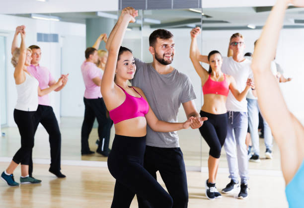 istock couples enjoying of partner dance 1169201981
