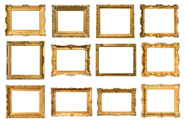 istock set of various ancient painting frames cut out o 1169204671