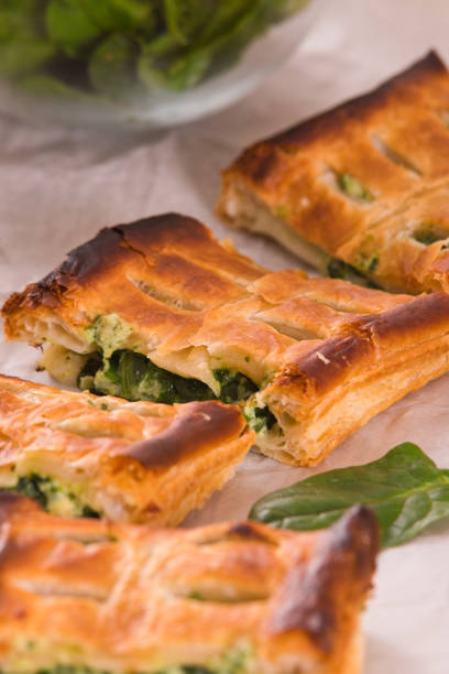 istock Pie with spinach and ricotta cheese. 1169205350