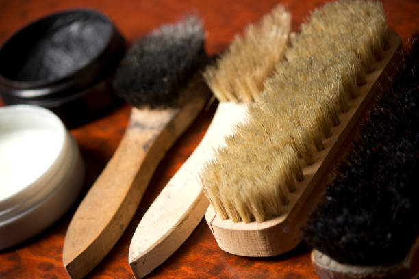 istock Cleaning set for boots and shoes 1169206359