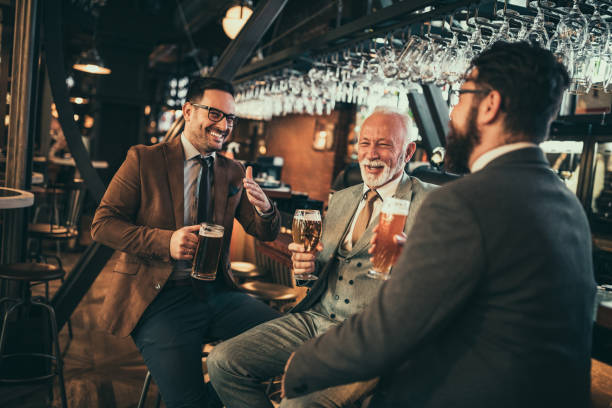 istock Talking about business over a beer 1169213064