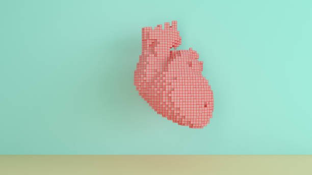 istock Innovations in medicine pixel concept human heart 1169215964