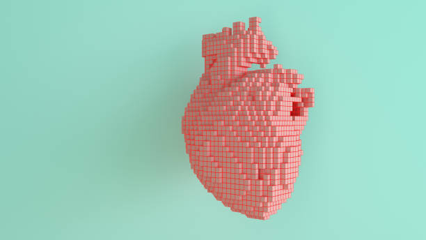 istock Innovations in medicine pixel concept human heart 1169215980
